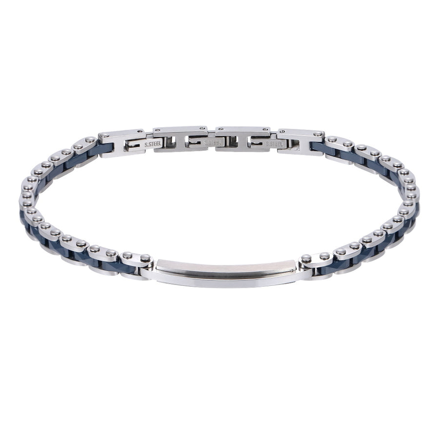 CBS42 STAINLESS STEEL & CERAMIC BRACELET