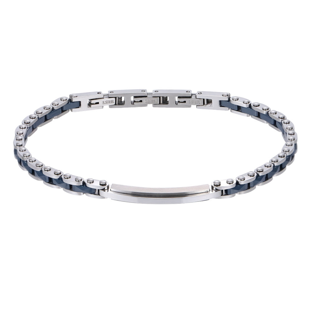 CBS42 STAINLESS STEEL & CERAMIC BRACELET