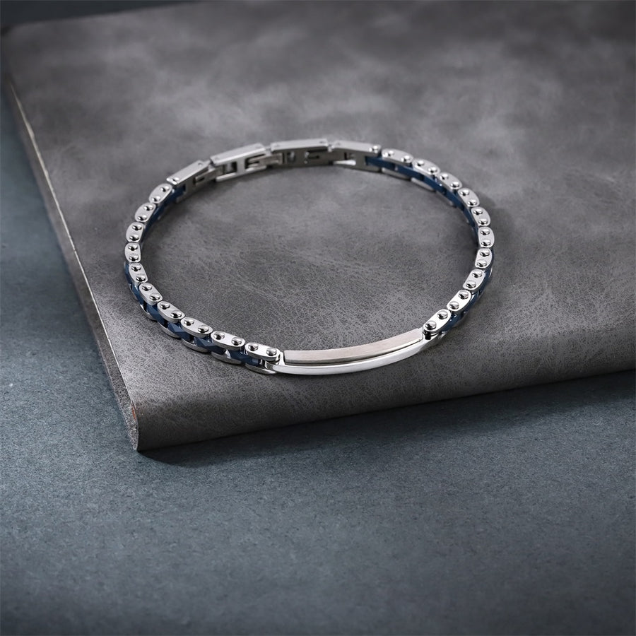 CBS42 STAINLESS STEEL & CERAMIC BRACELET