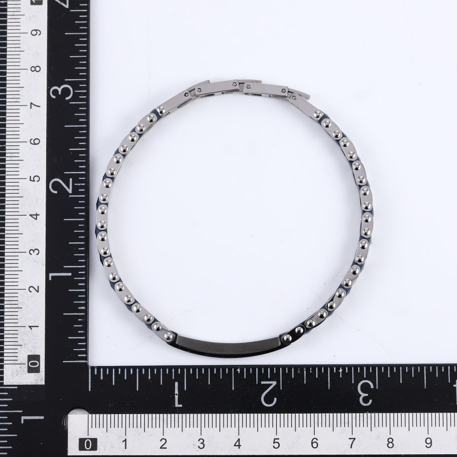 CBS42 STAINLESS STEEL & CERAMIC BRACELET