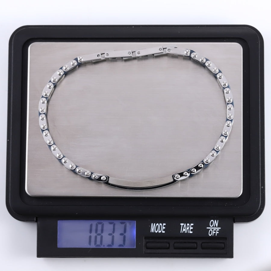 CBS42 STAINLESS STEEL & CERAMIC BRACELET