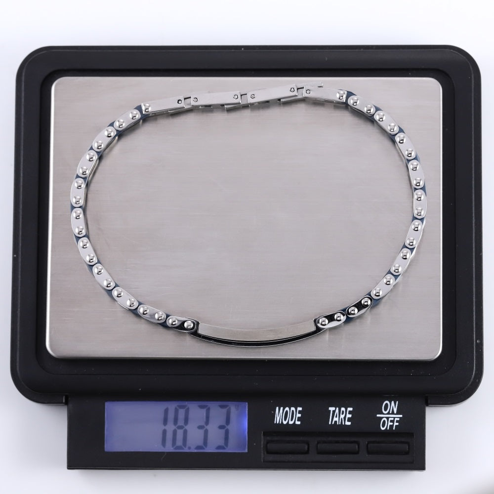 CBS42 STAINLESS STEEL & CERAMIC BRACELET