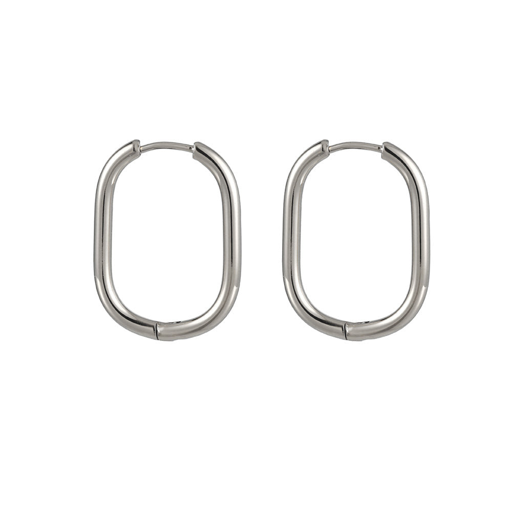 ESS728 STAINLESS STEEL U SHAEP EARRING AAB CO..