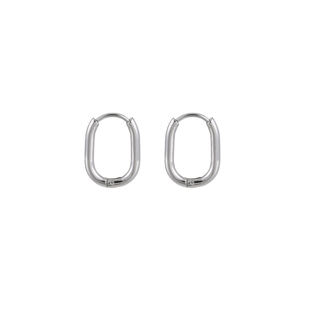 ESS728 STAINLESS STEEL U SHAEP EARRING AAB CO..