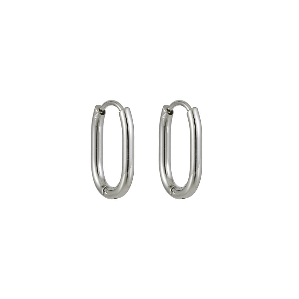 ESS728 STAINLESS STEEL U SHAEP EARRING AAB CO..