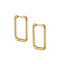 ESS729 STAINLESS STEEL RECTANGLE SHAPE EARRING AAB CO..