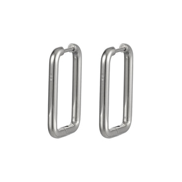 ESS729 STAINLESS STEEL RECTANGLE SHAPE EARRING AAB CO..