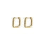 ESS730 STAINLESS STEEL SQUARE SHAPE EARRING