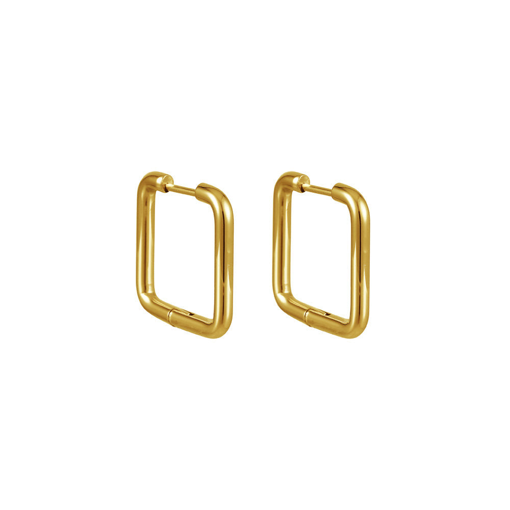 ESS730 STAINLESS STEEL SQUARE SHAPE EARRING