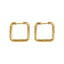 ESS730 STAINLESS STEEL SQUARE SHAPE EARRING
