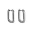 ESS730 STAINLESS STEEL SQUARE SHAPE EARRING