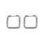 ESS730 STAINLESS STEEL SQUARE SHAPE EARRING