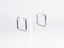 ESS730 STAINLESS STEEL SQUARE SHAPE EARRING