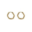 ESS731 STAINLESS STEEL HEXAGON SHAPE EARRING