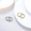 ESS731 STAINLESS STEEL HEXAGON SHAPE EARRING