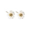 ESS793 STAINLESS STEEL EARRING WITH MOP FLOWER