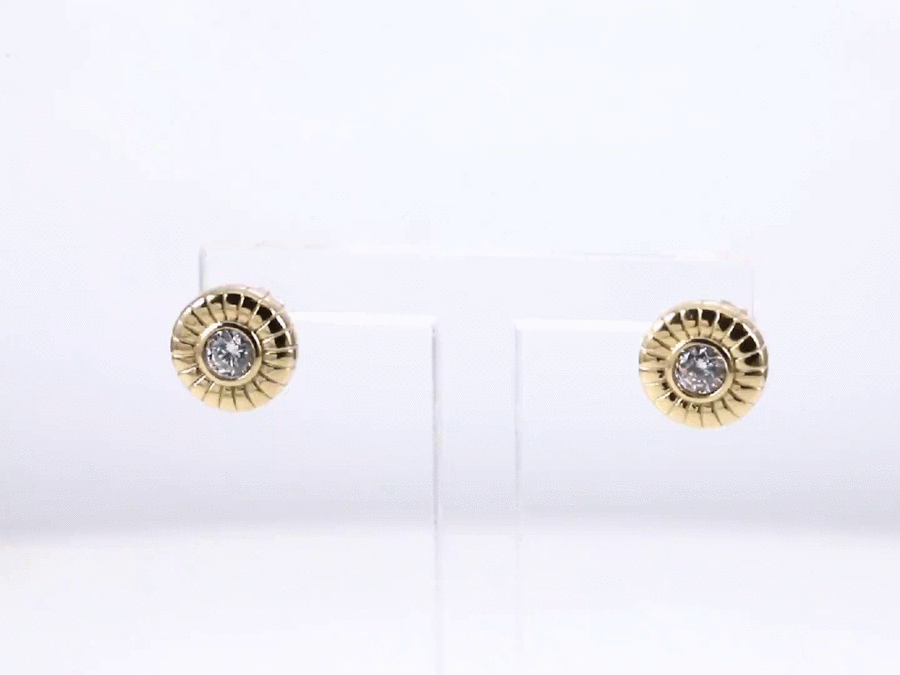 ESS848 STAINLESS STEEL ROUND EAR STUD