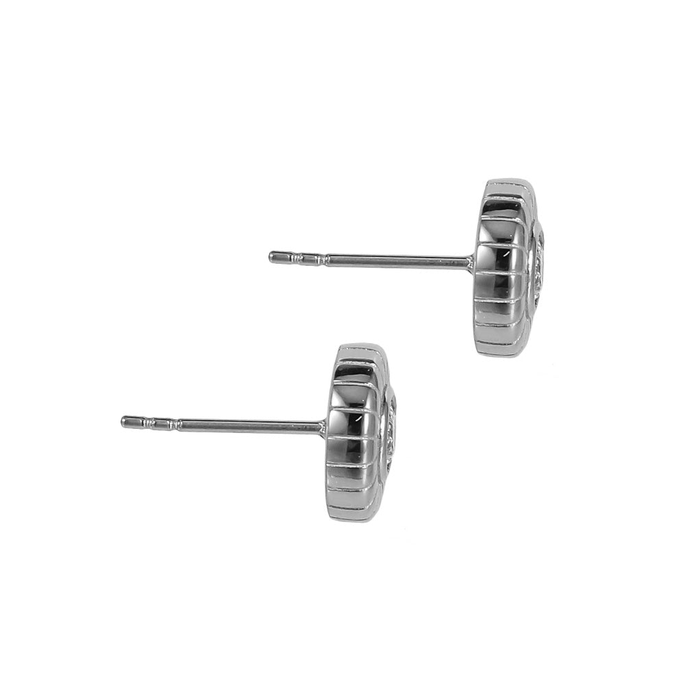 ESS848 STAINLESS STEEL ROUND EAR STUD