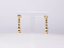 ESS851 STAINLESS STEEL C-SHAPED EARRING WITH ROUND BALLS DESIGN