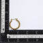 ESS852 STAINLESS STEEL ROUND HOOP EARRING WITH 4MM BALLS