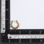 ESS853 STAINLESS STEEL HOOP EARRING WITH ROUND BALLS DESIGN