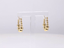ESS853 STAINLESS STEEL HOOP EARRING WITH ROUND BALLS DESIGN