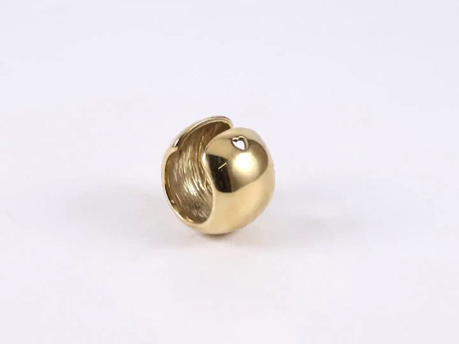 ESS855 STAINLESS STEEL CHUNKY EAR CUFF (BY PIECE)
