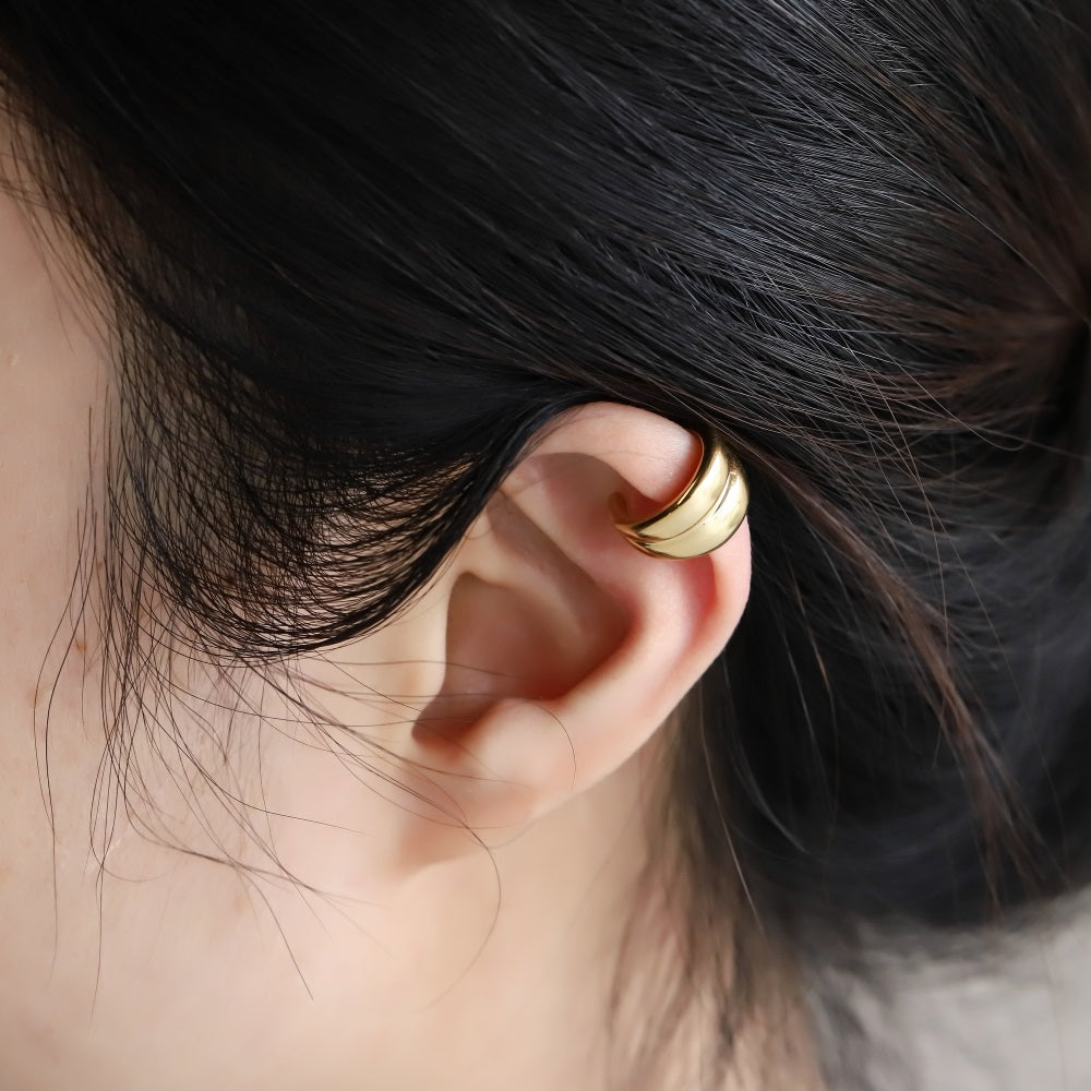 ESS859 STAINLESS STEEL EAR CUFF (BY PIECE)