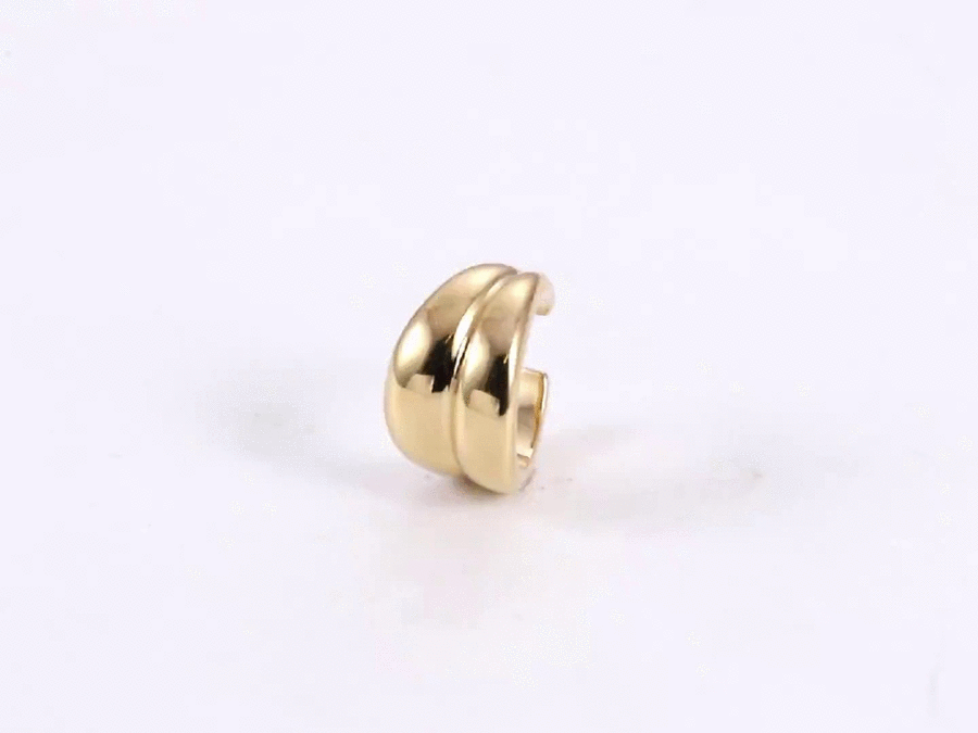 ESS859 STAINLESS STEEL EAR CUFF (BY PIECE)
