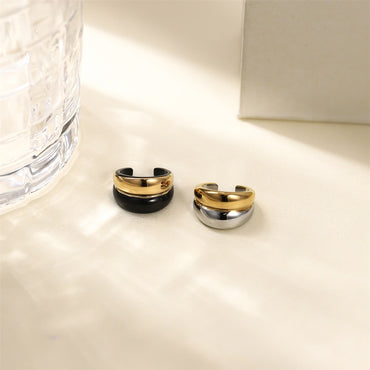 ESS859 STAINLESS STEEL EAR CUFF (BY PIECE)