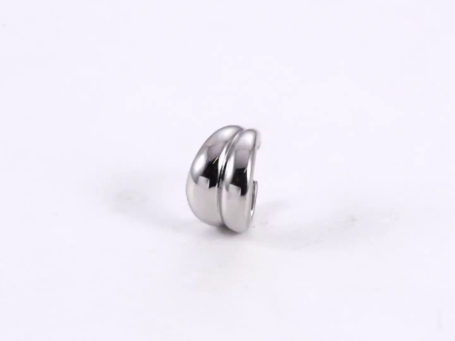 ESS859 STAINLESS STEEL EAR CUFF (BY PIECE)