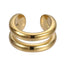 AAB Co stainless steel ear cuff in 14K gold finish, no piercing earring