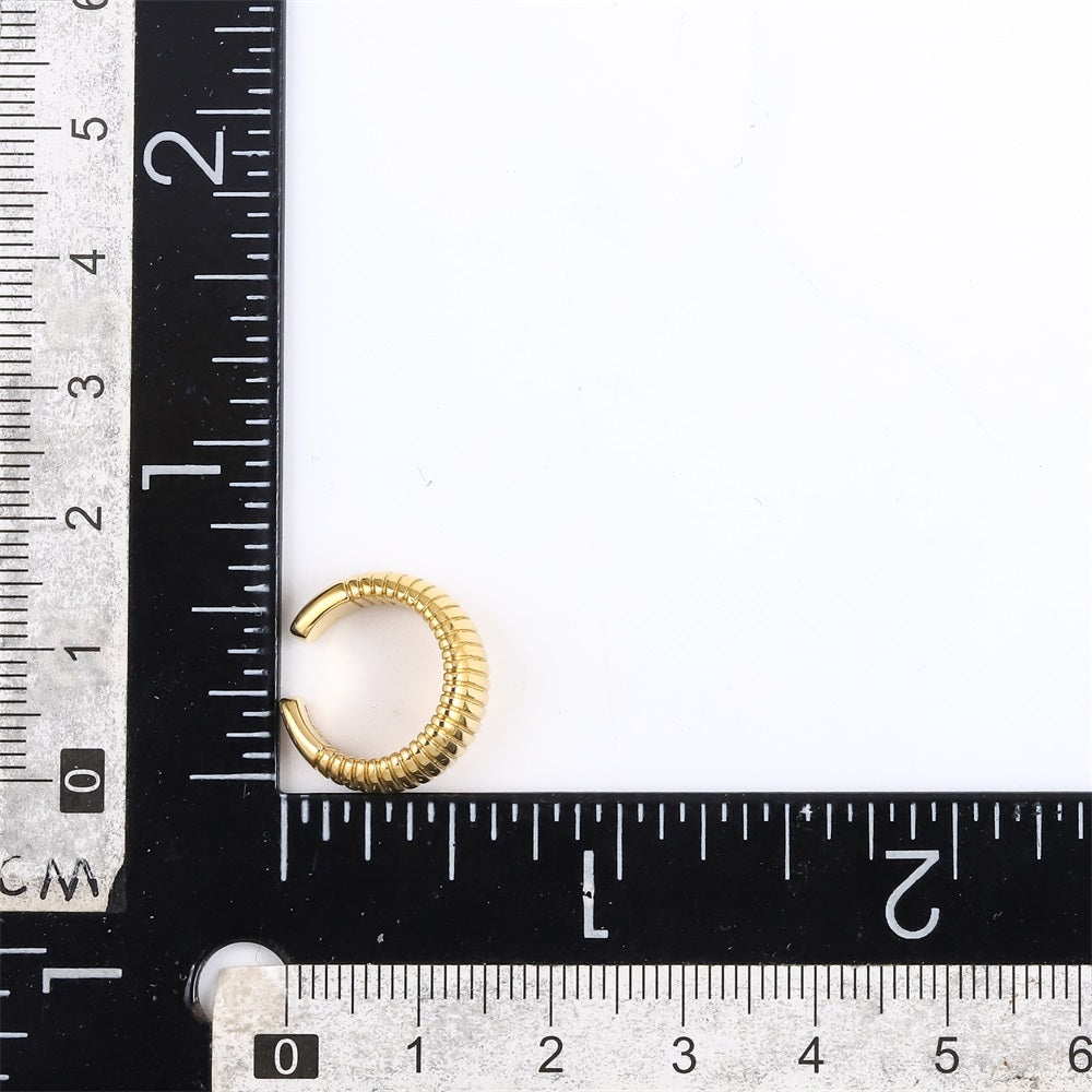 ESS861 STAINLESS STEEL EAR CUFF (BY PIECE)