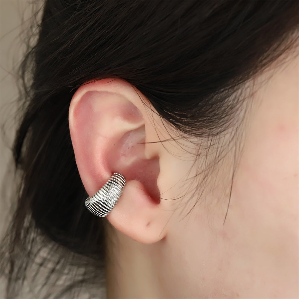 ESS861 STAINLESS STEEL EAR CUFF (BY PIECE)