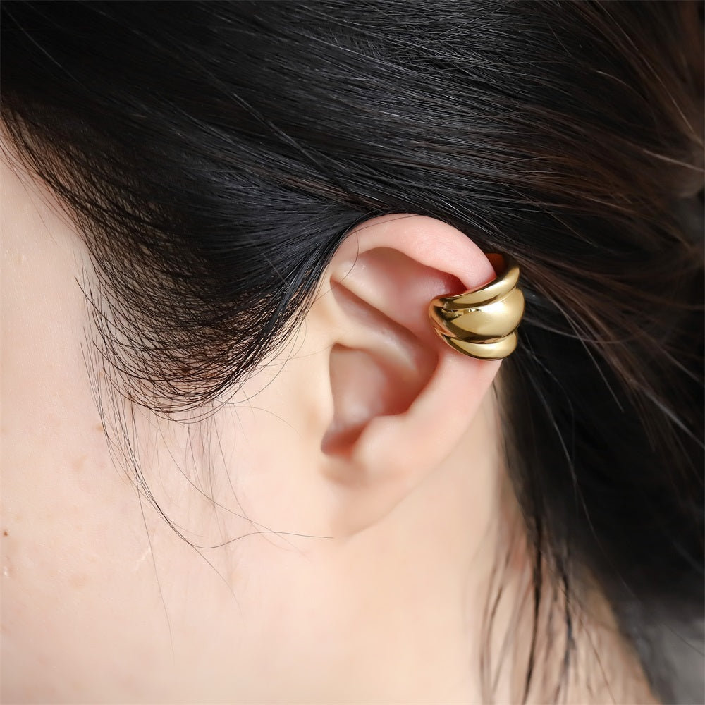 ESS862 STAINLESS STEEL EAR CUFF (BY PIECE)