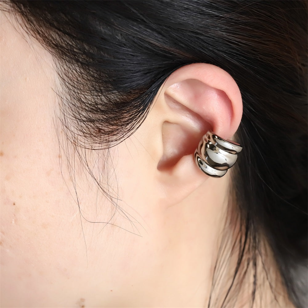 ESS862 STAINLESS STEEL EAR CUFF (BY PIECE)