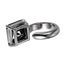 ESS863 STAINLESS STEEL EAR CUFF WITH SQUARE CZ (BY PIECE)