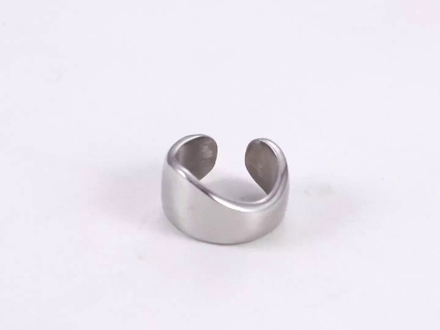 ESS864 STAINLESS STEEL EAR CUFF (BY PIECE)