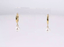 ESS882 STAINLESS STEEL HOOP EARRING WITH ROUND SHELL PEARL
