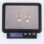ESS882 STAINLESS STEEL HOOP EARRING WITH ROUND SHELL PEARL