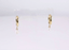 ESS882 STAINLESS STEEL HOOP EARRING WITH ROUND SHELL PEARL