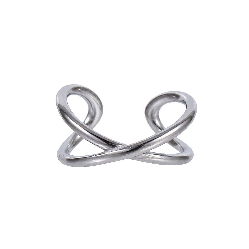 AAB Co stainless steel ear cuff with C shape design, modern no piercing earring
