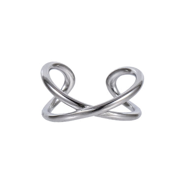 AAB Co stainless steel ear cuff with C shape design, modern no piercing earring
