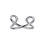 ESS884 STAINLESS STEEL EAR CUFF WITH C SHAPE DESIGN (By Piece)