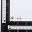 ESS885 STAINLESS STEEL EARRING WITH GEOMETRIC DESIGN