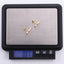 ESS885 STAINLESS STEEL EARRING WITH GEOMETRIC DESIGN