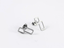 ESS885 STAINLESS STEEL EARRING WITH GEOMETRIC DESIGN