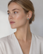 ESS888 STAINLESS STEEL EAR STUD WITH STONE
