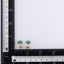 ESS888 STAINLESS STEEL EAR STUD WITH STONE