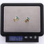 ESS888 STAINLESS STEEL EAR STUD WITH STONE